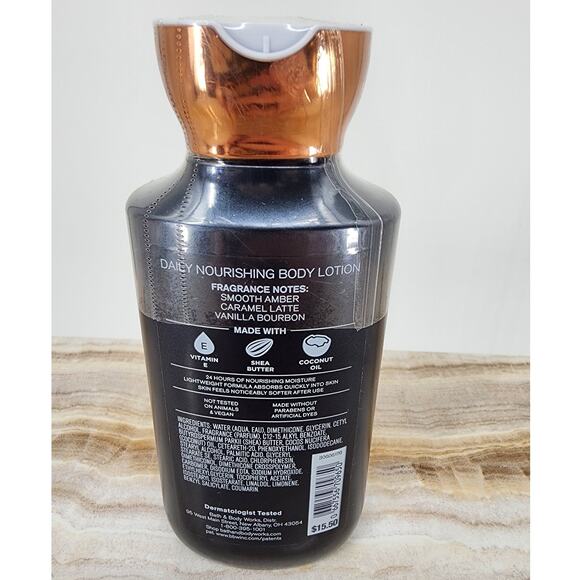 Bath & Body Works Midnight Amber Glow Body Lotion Full Size 8 FL OZ New Sealed - Picture 2 of 5